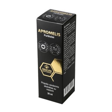 APROMELIS (vandeninis propolio purškalas gerklei)