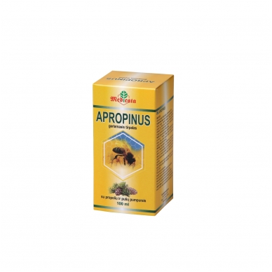 Geriamasis tirpalas su bičių pikiu ir pušų pumpurais APROPINUS (peršalus)
