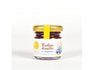 Honey with blueberries, 50 g