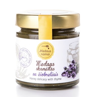 Medaus skanėstas su čiobreliais, 200 g Medaus skanėstas su čiobreliais, 200 g