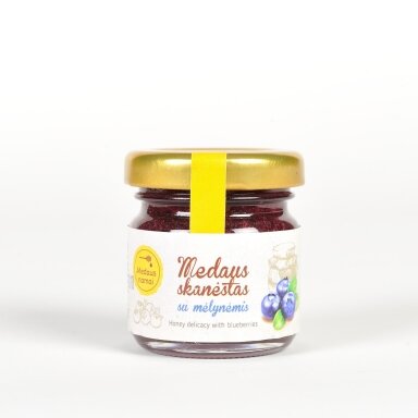 Medaus skanėstas su mėlynėmis, 50 g