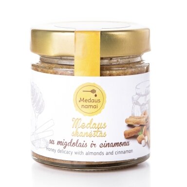 Medaus skanėstas su migdolais ir cinamonu, 200 g