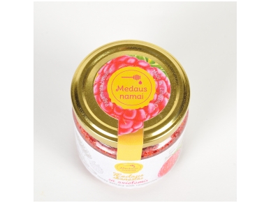 Honey with raspberries, 200 g 2