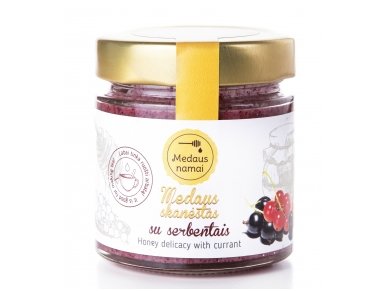 Honey with currant, 50 g