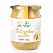 Šviežias pavasarinis pienių medus, ekologiškas