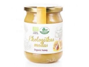 Raw and organic wildflower honey